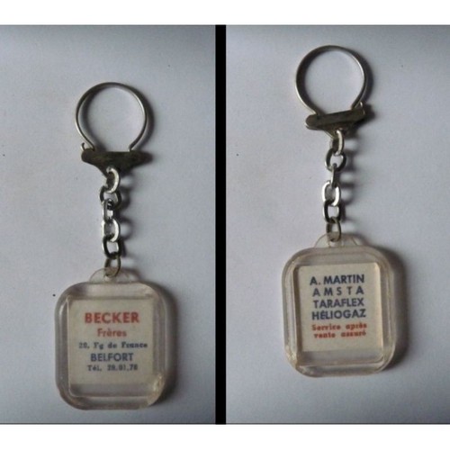 Porte clés becker frères - porte-clés,