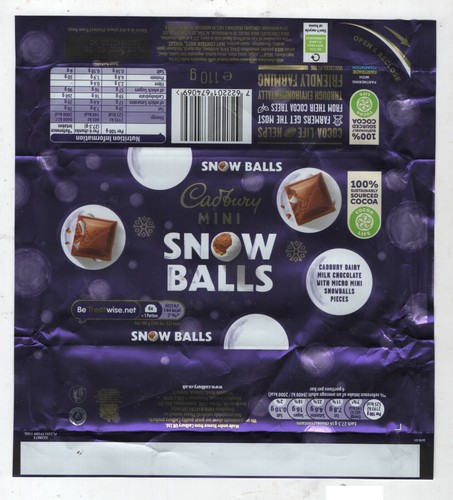 Palline neve cadbury set - palline,