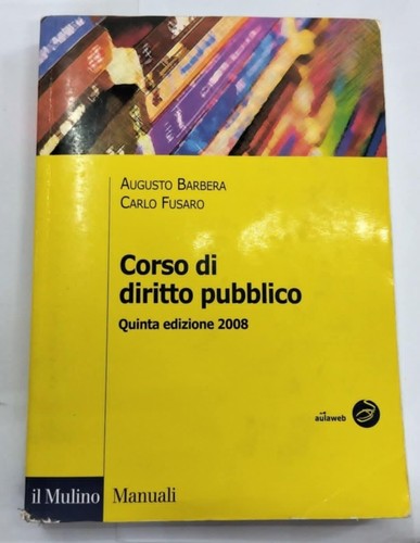 Corso diritto pubblico - corso, di