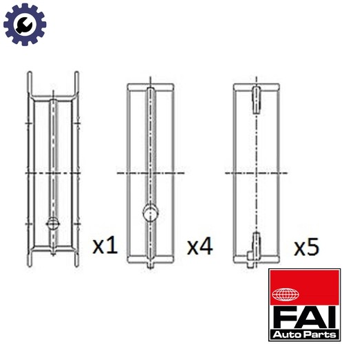 Cuscinetto albero motore - cuscinetto,