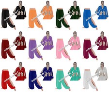 Pantaloni harem a fessura top