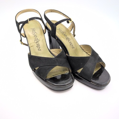 Sandali con tacco ysl yves - sandali,