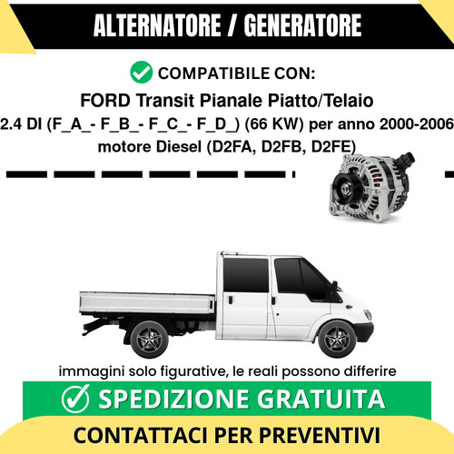 Alternatore ford transit - ford,