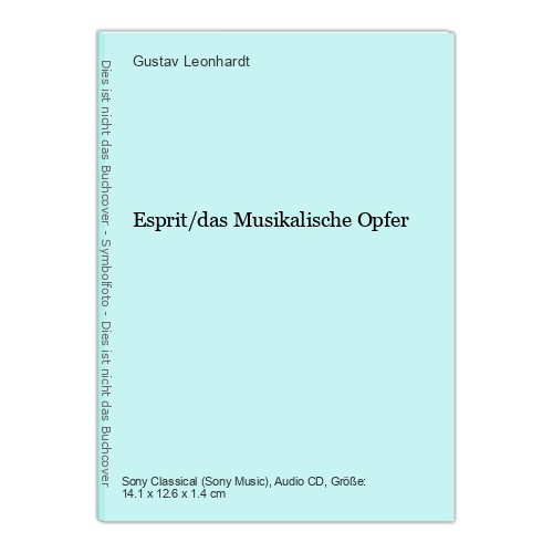 Esprit das musikalische opfer - musikalische,