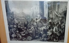 Litografia Antica Di Gustav