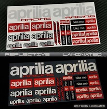 Adesivi Riflettenti Stickers APRILIA racing RSV4 Tuono V4 Factory Laminati