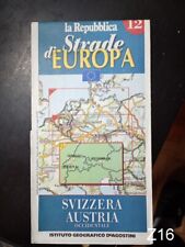 STRADE D'EUROPA VOL 12 Svizzera Austria - libro carta stradale mappa cartina
