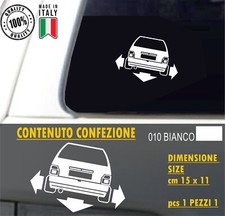 Adesivo Auto Fiat Uno Turbo