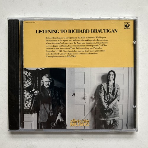 Listening richard brautigan - listening,