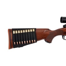 Cartuccera elastica per calcio carabina porta 9 munizioni di tutti i calibri