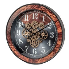 Orologio Parete Antico Legno