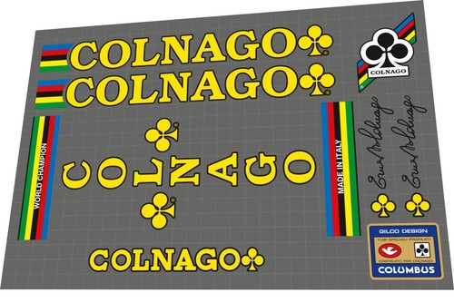 Colnago frame yellow black - colnago,