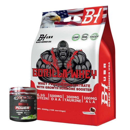 Gorilla whey protein - 5, kg