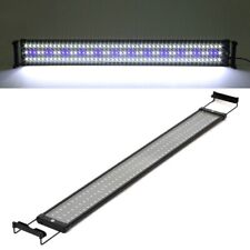 LAMPADA PLAFONIERA ACQUARIO 96 LED 120CM 120-140CM LUCE BIANCA BLU PESCI PIANTE