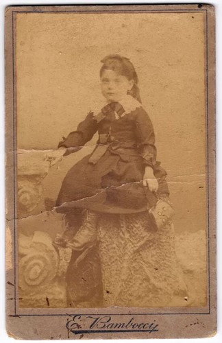 Cdv bari portrait little - bari, of
