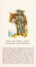 A2779) ALPINI, ARTIGLIERIA DA MONTAGNA, ALPINO E MULO CON BASTO.