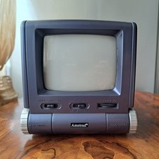 Televisore portatile TVBWR5 5" con Radio AM/FM Amstrad, funzionante, con scatola