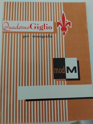 Quaderno stenografia giglio - quaderno,