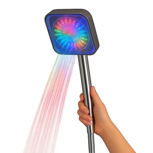 Soffione doccia led rgb - soffione,