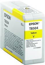 ORIGINAL Epson Cartuccia d'inchiostro giallo C13T850400 T8504 80ml