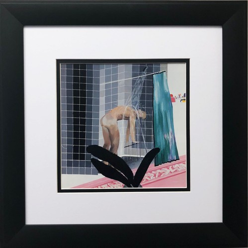 David hockney man taking - hockney, "man