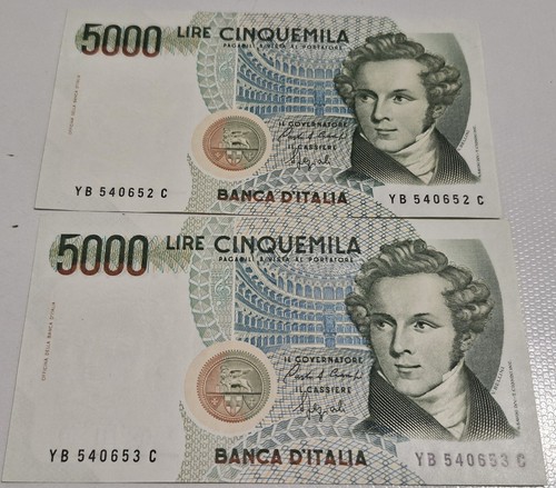 Banconote italia 5000 - 5000, lire