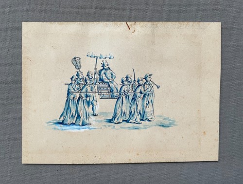 Corteo cinese acquerello - cinese,,