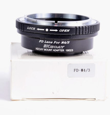 KECAY adattatore per ottiche Canon FD/FL su fotocamere baionetta Olympus Micro 4