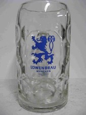 LOWENBRAU BOCCALE BICCHIERE BIRRA 1 LITRO CON MANICO