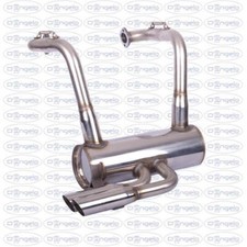 Scarico in acciaio record