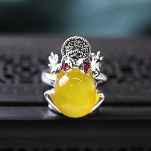 Anello donna citrino argento