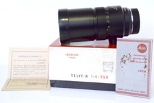 Leica 11920 Telyt-R  4 / 250mm Supertele Sxcatolato con Documenti. Immacolato