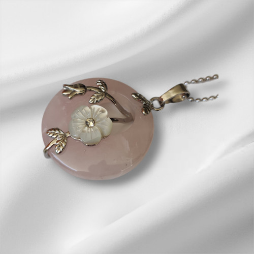 Collana con ciondolo quarzo - collana,