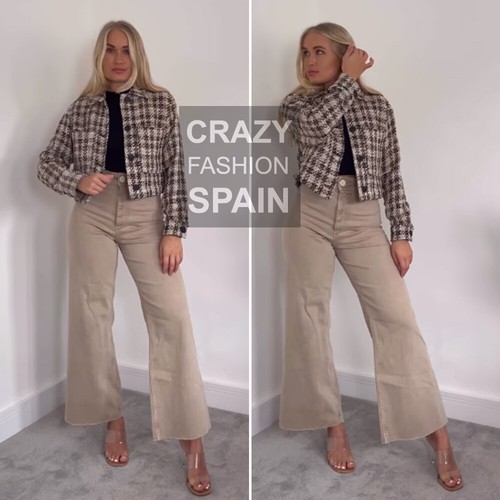 Zara woman nwt ss23 stone - nwt,