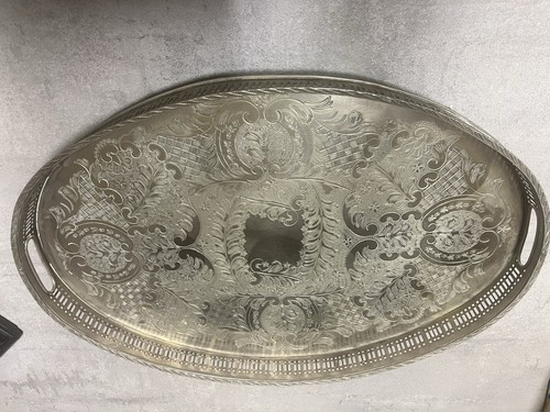 Vintage grande vassoio - vintage,