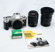 Canon EOS 500N 35mm SLR - Con Canon EF 80-200mm II Telezoom e altro!