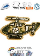 patch elicottero militare helicopter toppa termoadesiva army esercito AB212 star
