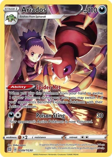 Ariados tg09 tg30 pokemon - ariados,