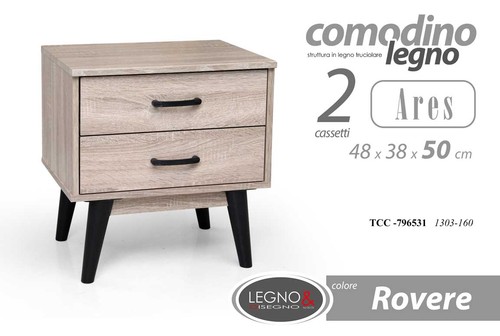 Comodino cassetti camera - 2,