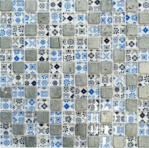 Mosaico pietra naturale resina - mosaico,