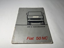 MANUALE USO E MANUTENZIONE FIAT 50 NC-50NC 1974