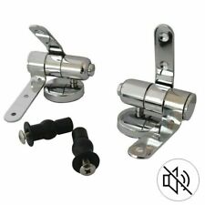 Cerniere copriwater universali 2pz cromate chiusura ammortizzata Art.79573