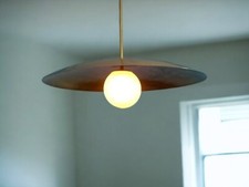 Lampadario in ottone fatto a