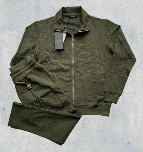Versace tuta uomo - verde, con