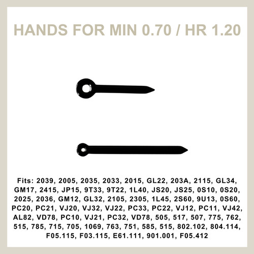 Coppia lancette watch hour - coppia,