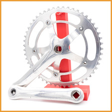 CAMPAGNOLO C RECORD PISTA CRANKSET 51t TRACK BIKE VINTAGE BICYCLE SQUARE 51 90S