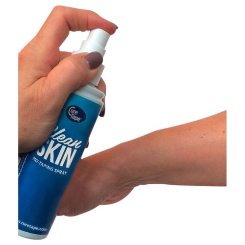 Cure tape clean - tape, spray