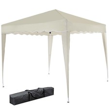 Gazebo 3x3 Pieghevole Ecru