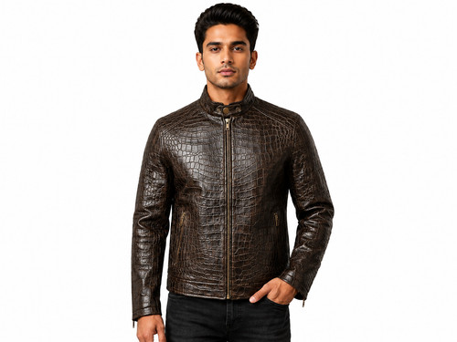 Giacca uomo vera pelle marrone - vera,