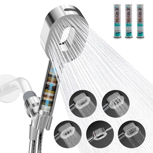 Soffione doccia filtrato con - filtrato,